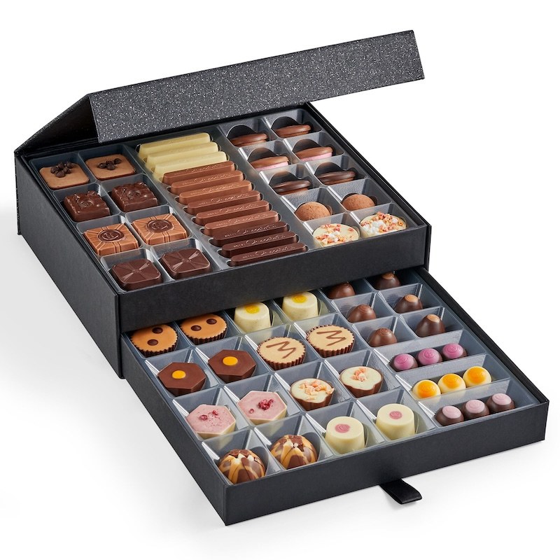 Hotel Chocolat The Classic Cabinet Chocolate Box (alcohol free)