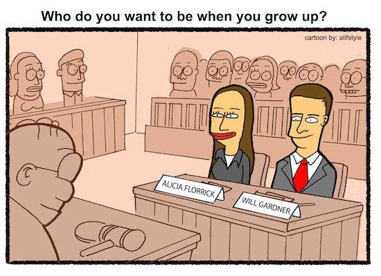 Who do lawyers want to be when they grow up?